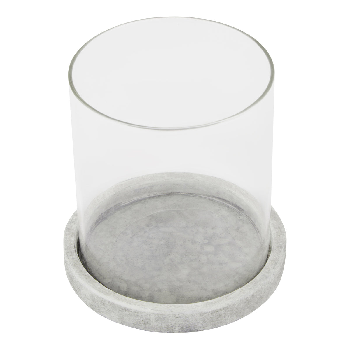 Stone-Effect Hurricane Lantern