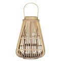 Large Peardrop Wicker Lantern