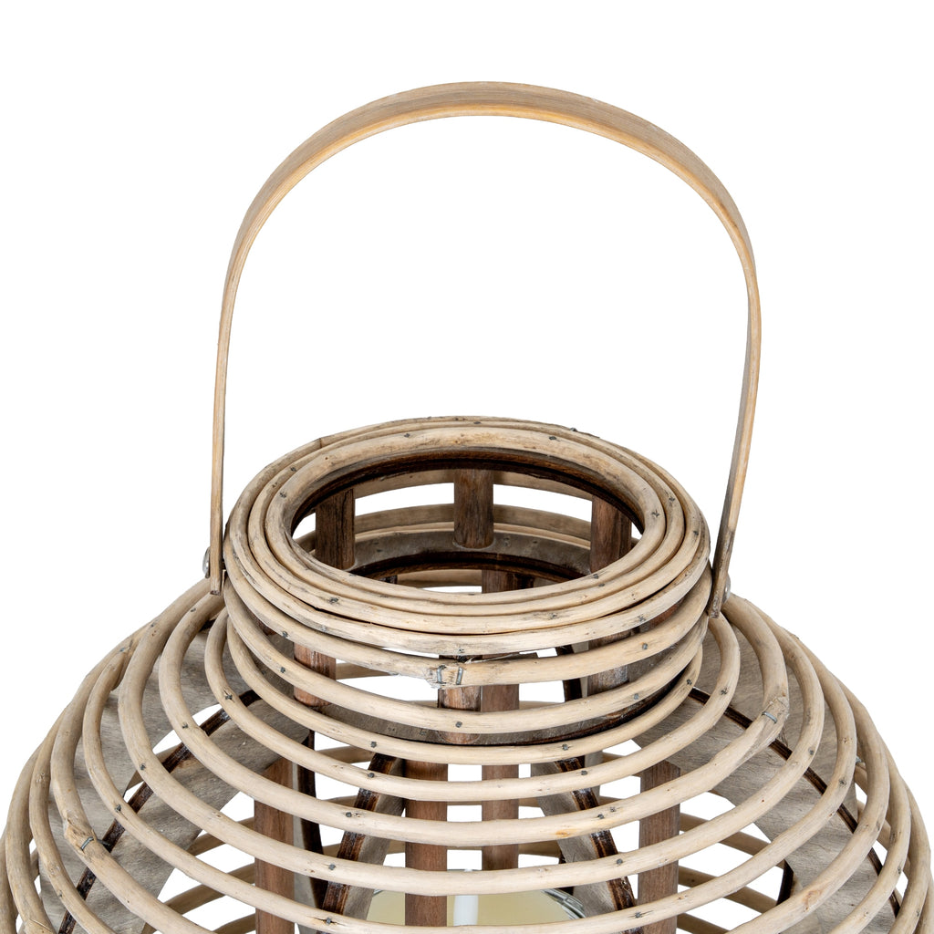 Large Round Willow Lantern