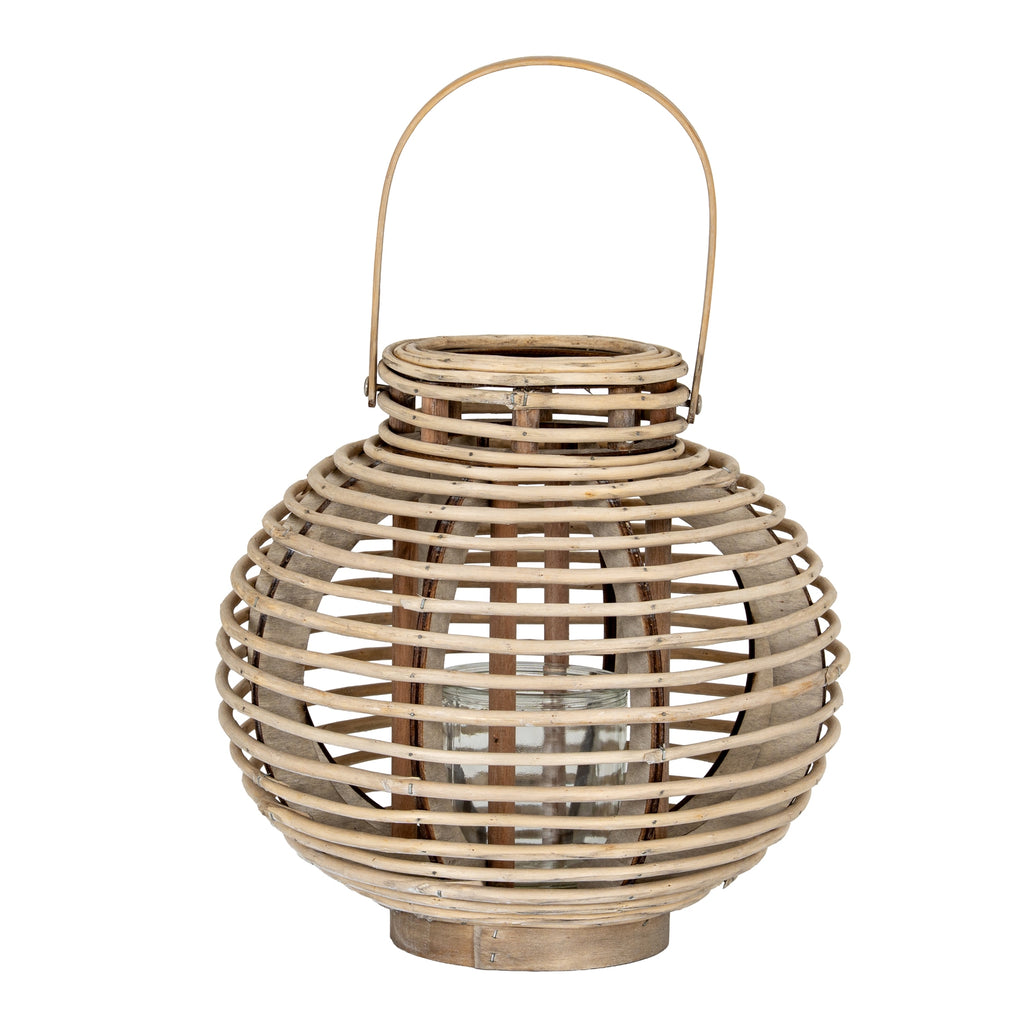 Large Round Willow Lantern