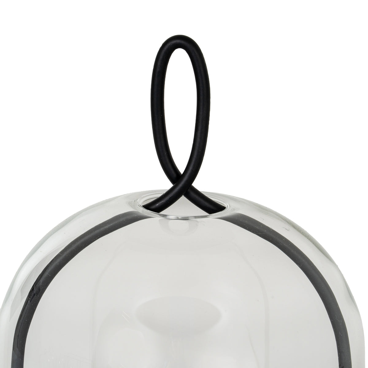 Nyx Large Candle Holder With Glass Cloche