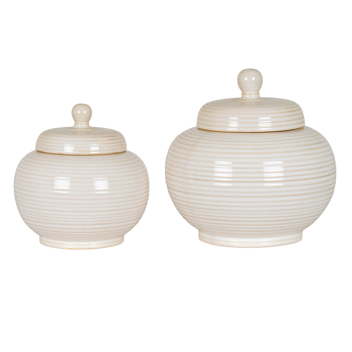 Neva Large Lidded Ceramic Jar