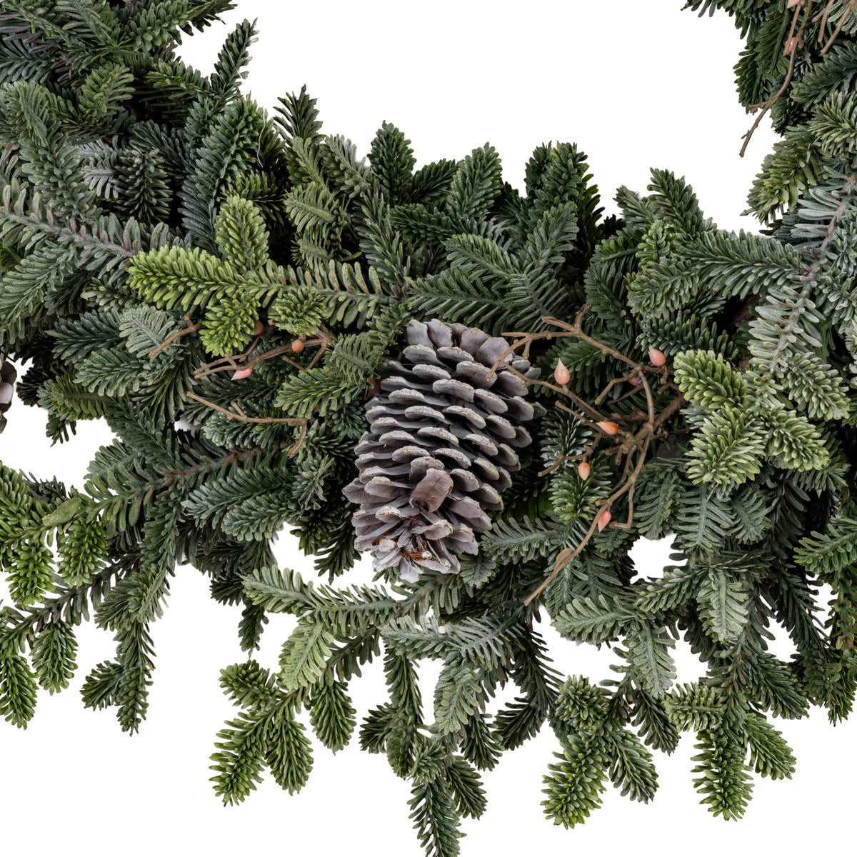 Woodland Pine Wreath With Pinecones