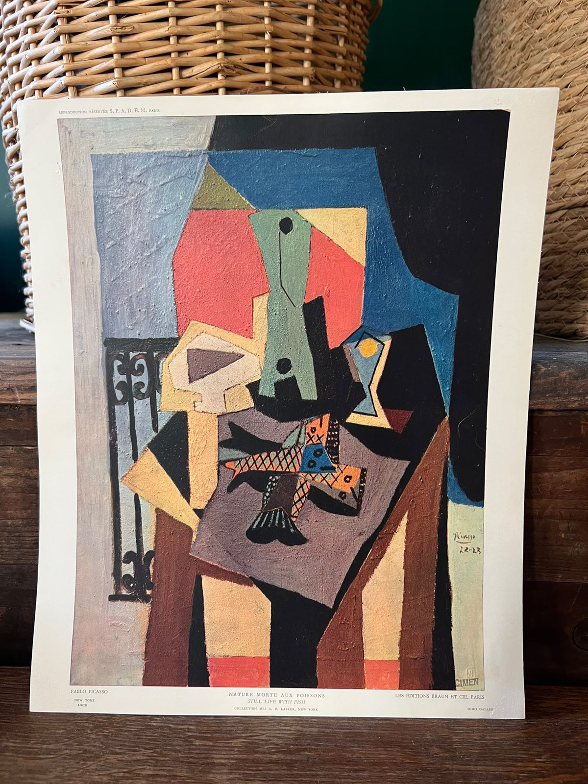 Vintage French Art Prints by Braun et Cie, Paris: Picasso, Van Gogh, Kandinsky and Others